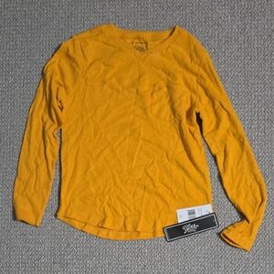 Kids Yellow Long Sleeve Shirt